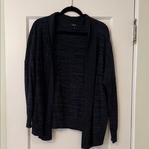 Aritzia Babaton Dark Blue and Black mixed Open-Front Cardigan